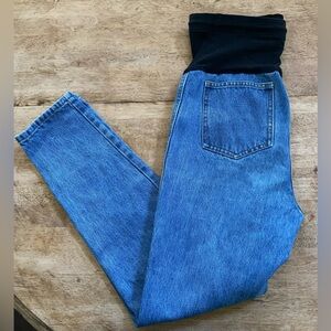 Vintage A Pea In The Pod‎ Maternity Size P Travis Light Wash Denim Jeans